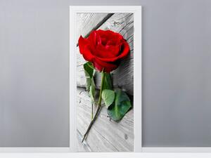 Fototapeta na dveře Růže plná barev Materiál: Samolepící, Velikost: 95 x 205 cm
