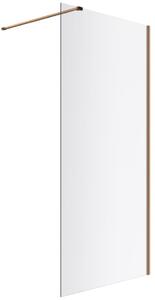 Excellent Vidoq sprchová zástěna walk-in 100 cm měděná kartáčovaný/průhledné sklo KAEX.1506.1000.LP.CB