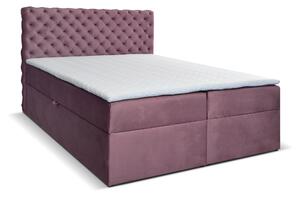 Kontinentální postel 140 cm Orimis (růžová). 1033229