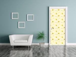 Fototapeta na dveře Malá žlutá včelka Materiál: Samolepící, Rozměry: 95 x 205 cm