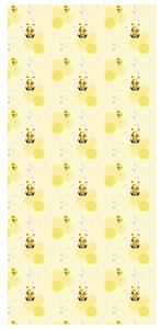 Fototapeta na dveře Žluté včelky Materiál: Samolepící, Rozměry: 95 x 205 cm