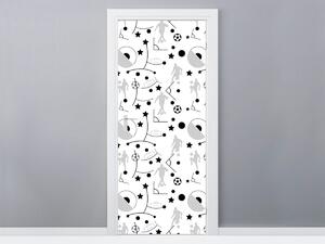 Gario Fototapeta na dveře Fotbalový motiv Materiál: Samolepící, Velikost: 95 x 205 cm