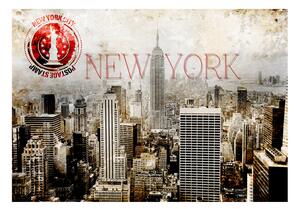 Fototapeta - New York s poštovním razítkem 250x175 + zdarma lepidlo