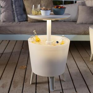 Zahradní barový stolek COOL BAR s nádobou na led a podsvícením