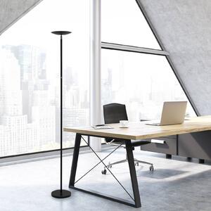 Maul LED stojací lampa MAULsphere, černá, stmívatelná, výška 183 cm, stmívatelný, Černá, Pracovna / kancelář, kov, Moderní, Podhledové stropní svítidlo