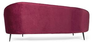 Třímístná pohovka seraphin 183 cm tmavě červená