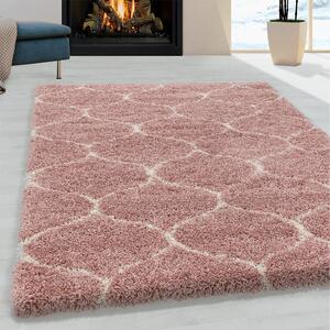 Kusový koberec SHAGGY Salsa růžový 60 x 110 cm