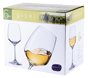 Sada sklenic na bílé víno GISELLE 340 ml 6 ks