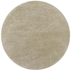 Flair Rugs koberce Kusový koberec Shaggy Teddy Natural kruh ROZMĚR: 133x133 (průměr) kruh