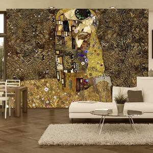 Fototapeta - Klimtova inspirace - zlatý polibek 200x140 + zdarma lepidlo