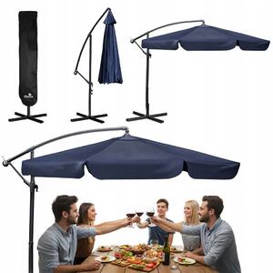 Plonos PL-880 Skládací zahradní deštník 6-segmentový 350 cm s krytem