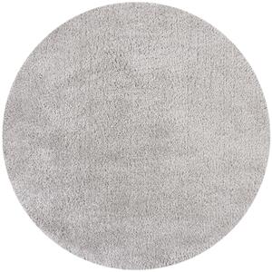 Flair Rugs koberce Kusový koberec Shaggy Teddy Grey kruh - 133x133 (průměr) kruh cm