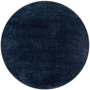 Kusový koberec Shaggy Teddy Navy kruh-133x133 (průměr) kruh