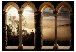 Samolepící fototapeta - Horský klášter 98x70