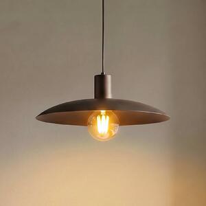 TK Lighting Závěsné světlo Astra, hnědé, kov, Ø 41 cm, E27, stmívatelný, Hnědá / rez, Obývací pokoj / jídelna, kov, Moderní