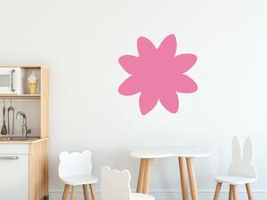 Nálepka na zeď pro děti Hezký růžový kvítek Rozměry: 30 x 30 cm