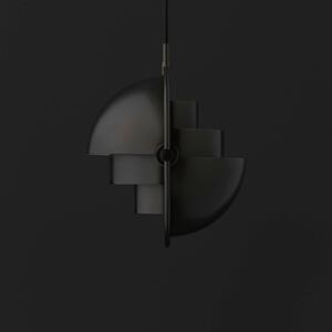 Závěsné svítidlo GUBI Multi-Lite, Ø 36 cm, černá/černá