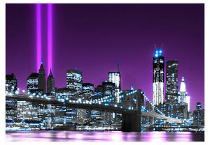 Fototapeta - Světelný Manhattan 200x140 + zdarma lepidlo