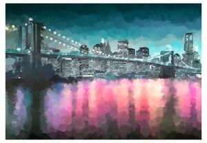 Fototapeta - Malovaný New York 250x175 + zdarma lepidlo