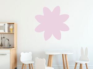 Nálepka na zeď pro děti Hezký světle fialový kvítek Velikost: 10 x 10 cm
