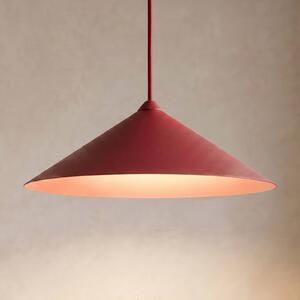 TK Lighting Závěsné světlo Lume XL, vínově červené, kov, Ø 49 cm, GX53, stmívatelný, Červená, Obývací pokoj / jídelna, kov, Moderní
