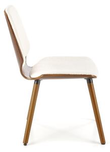 Jídelní židle SCK-511 ořech/krémová