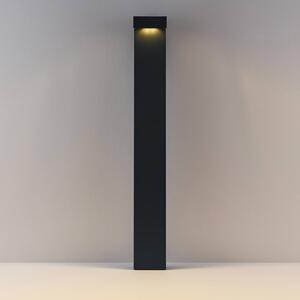 Molto Luce LED osvětlení cesty ATO, výška 85 cm, zap/vyp, antracitová barva, IP65, kov, Černá, Hliník, Moderní