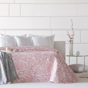 Přehoz na postel OPERA růžový dvojlůžko