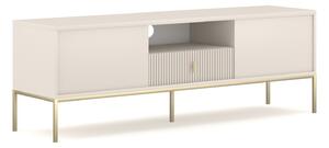 Vivaldi TV stolek Maggiore 154,5 cm kašmírový/zlatý
