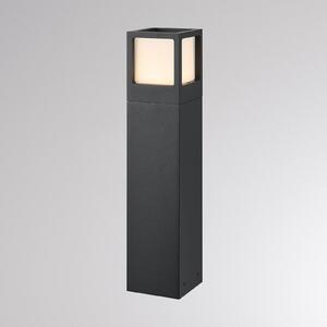 Molto Luce LED osvětlení cesty FYNN-X, výška 45 cm, antracitová, IP65, zap/vyp, Černá, Hliník, Moderní, Venkovní sloupové světlo