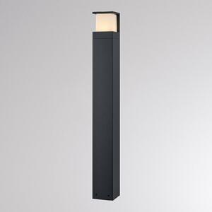 Molto Luce LED osvětlení cesty FYNN-Y, výška 85 cm, antracitová, IP65, zap/vyp, Černá, Hliník, Moderní