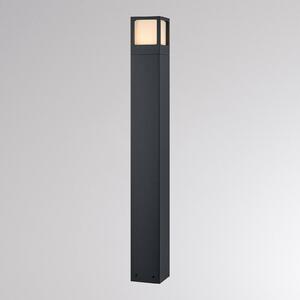 Molto Luce LED osvětlení cesty FYNN-X, výška 85 cm, antracitová, IP65, zap/vyp, Černá, Hliník, Moderní