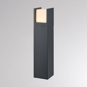 Molto Luce LED osvětlení cesty FYNN-U, výška 45 cm, antracitová, IP65, zapnuto/vypnuto, Černá, Hliník, Moderní, Venkovní sloupové světlo