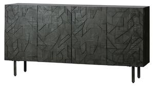 Komoda counter 160 x 83 cm černá