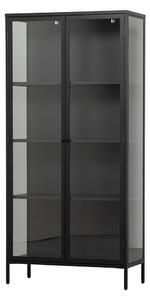 Ocelová skříň precious 190 x 90 cm černá