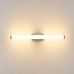 Molto Luce LED nástěnné světlo VINA S, chromová barva, šířka 40 cm, IP44,, Chrom / stříbro, Koupelna, Hliník, Moderní