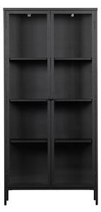 MUZZA Ocelová skříň precious 190 x 90 cm černá