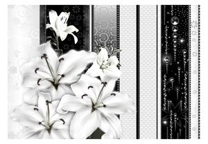 Fototapeta - Plačící lilie v bílém 200x140 + zdarma lepidlo