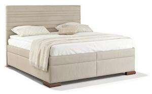 Americká postel boxspring NUVIA, s matracemi a úložným prostorem