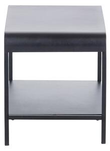 MUZZA Odkládací stolek mirza 41 x 60 cm černý