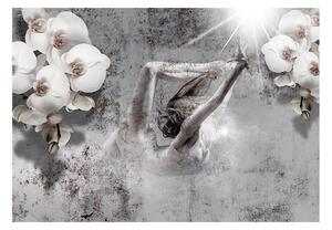 Fototapeta - Baletka s orchidejemi 200x140 + zdarma lepidlo