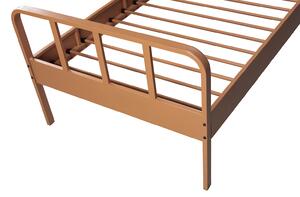 MUZZA Ocelová postel mees 90 x 200 cm oranžová