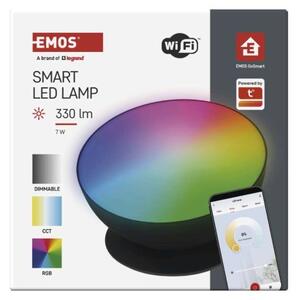 EMOS GoSmart LED ambientní lampa, černá, teplá bílá–studená bílá/ RGB, WiFi 1555110000