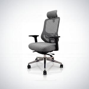 Ergonomická kancelářská židle se síťovinou tmavě šedá AXIS