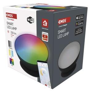 EMOS GoSmart LED ambientní lampa, černá, teplá bílá–studená bílá/ RGB, WiFi 1555110000