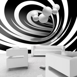 Artgeist Fototapeta - Twisted In Black & White Velikosti (šířkaxvýška): 300x210