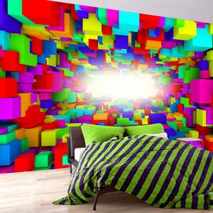 Fototapeta - Světlo v barevné geometrii 250x175 + zdarma lepidlo