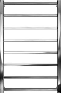 Koupelnový žebříkový radiátor TOKIO 174W/230V 80x53 cm nerez/lesklý chrom