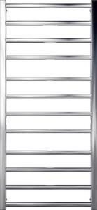 Koupelnový žebříkový radiátor TOKIO 260W/230V 120x53 cm nerez/lesklý chrom