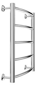 Koupelnový žebříkový radiátor CLASSIC 88W/230V 50x43 cm nerez/lesklý chrom